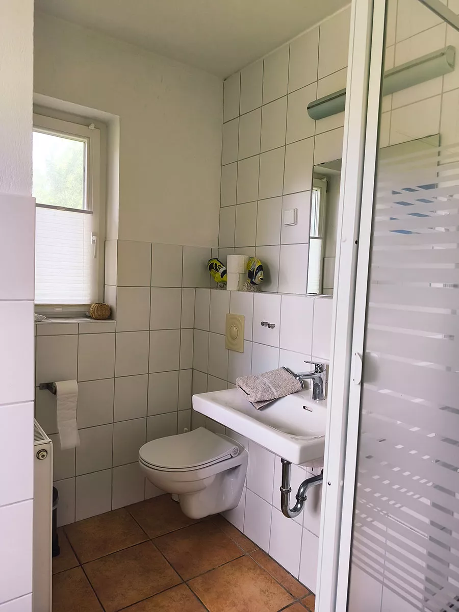 Ferienhaus Deichsonne – modernes Bad mit Dusche und WC, Urlaub an der Nordsee Ferienhaus Deichsonne – modernes Bad mit Dusche und WC, Urlaub an der Nordsee