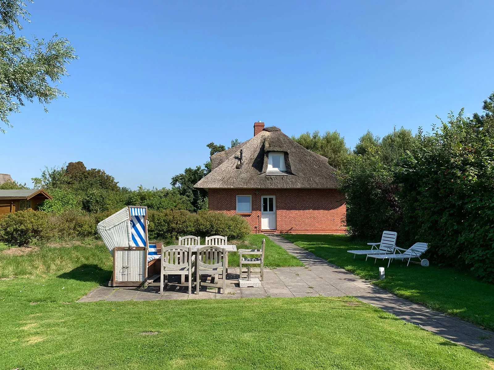 Ferienhaus Nordseeurlaub auf Eiderstedt - im Ferienhaus Deichsonne